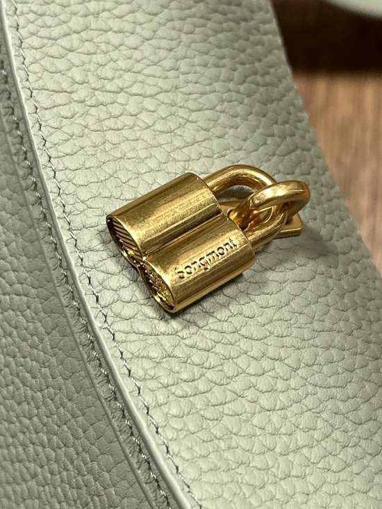 Songmont Luna Leather Crossbody Strap Mint Green Purse Bag - Picture 5 of 15